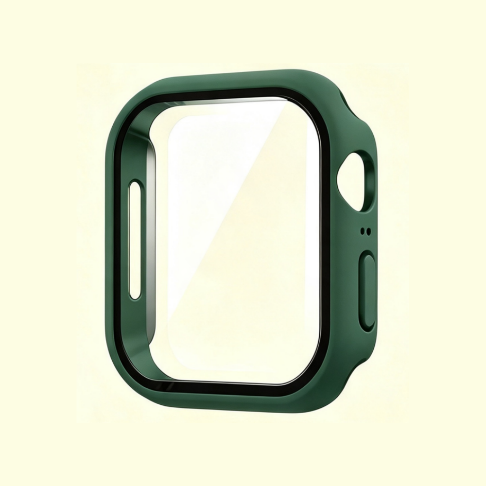 The Velvet Armor Forest Green Matte – case frame isolated view
