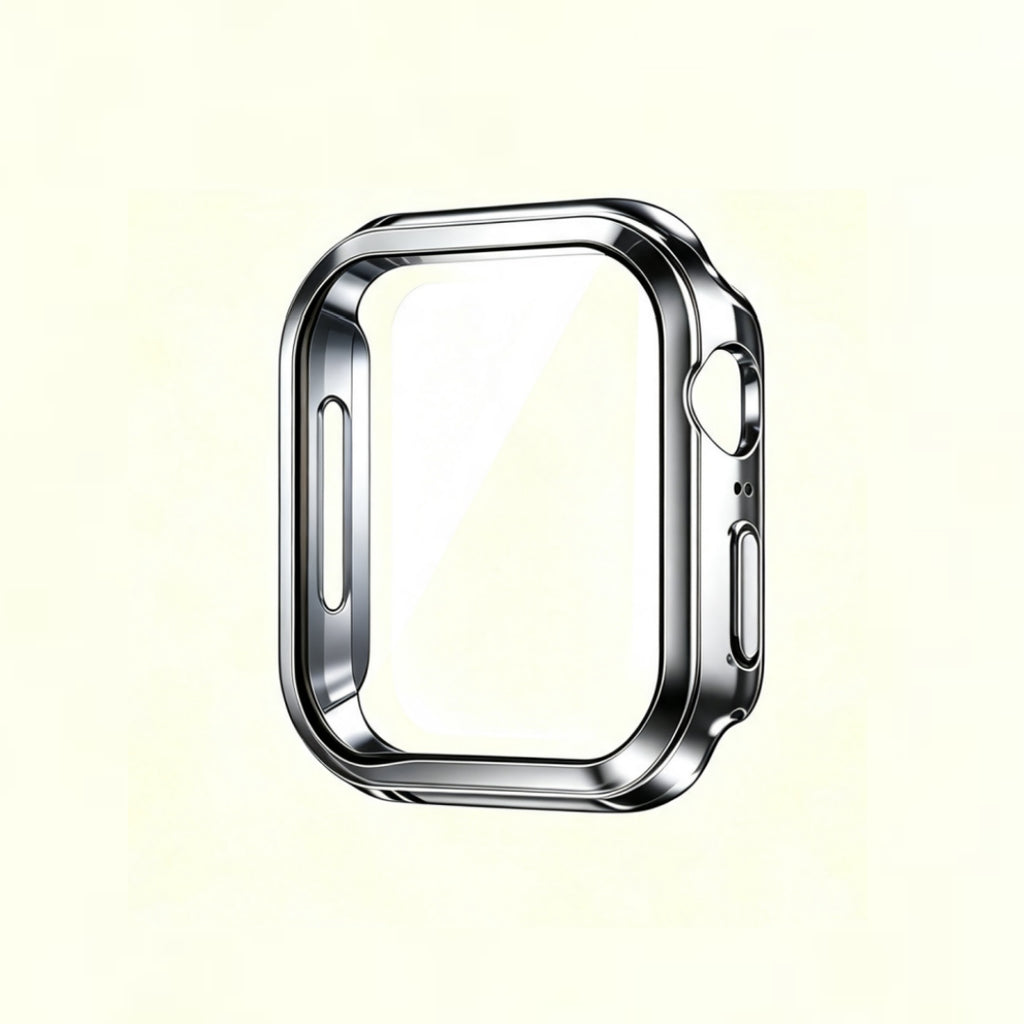 The Mercury Shell – Electroplated Waterproof Glass Case for Apple Watch