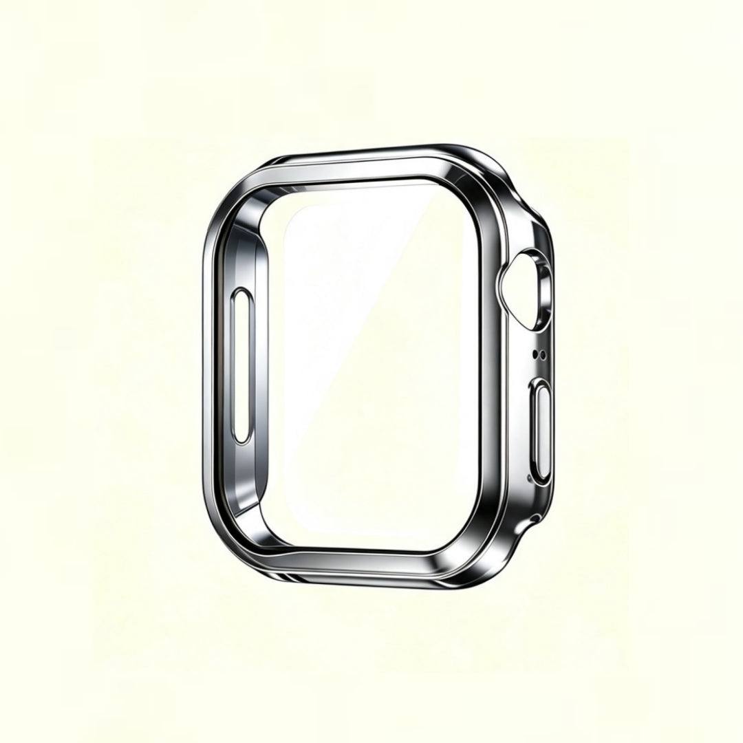 The Mercury Shell – Electroplated Waterproof Glass Case for Apple Watch