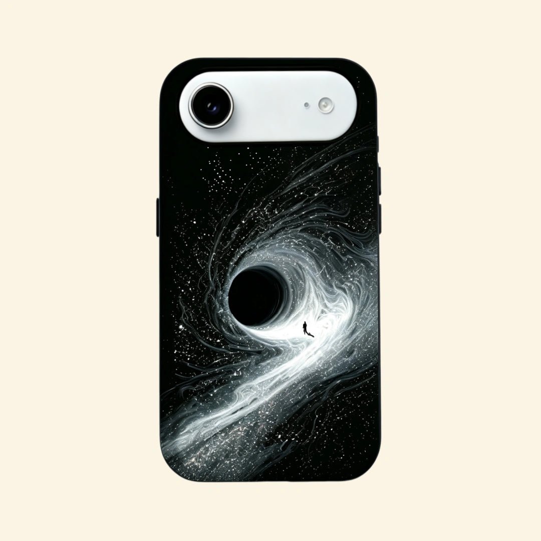 The Singularity – Black Hole Event Horizon & Cosmic Wanderer iPhone Case - Carapace StudioPhone CaseCarapace StudioCarapace StudioCS-3323-SINGULARITY-4iPhone AirThe Singularity – Black Hole Event Horizon & Cosmic Wanderer iPhone Case