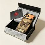 The Atlas Specimen — Royal Titan Moth Enclosure for iPhone 17 Pro Max