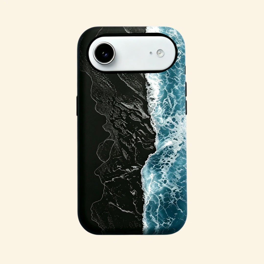 The Basalt Shore – Volcanic Black Sand & Ice-Blue Sea iPhone Case - Carapace StudioPhone CaseCarapace StudioCarapace StudioCS-3626-BASALT-SHORE-4iPhone AirThe Basalt Shore – Volcanic Black Sand & Ice-Blue Sea iPhone Case
