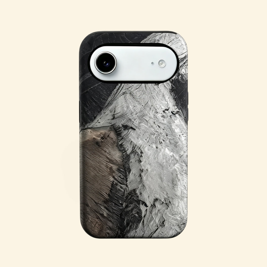The Glacial Strata – Geological Strata & Glacial Ridge Fine Art iPhone Case