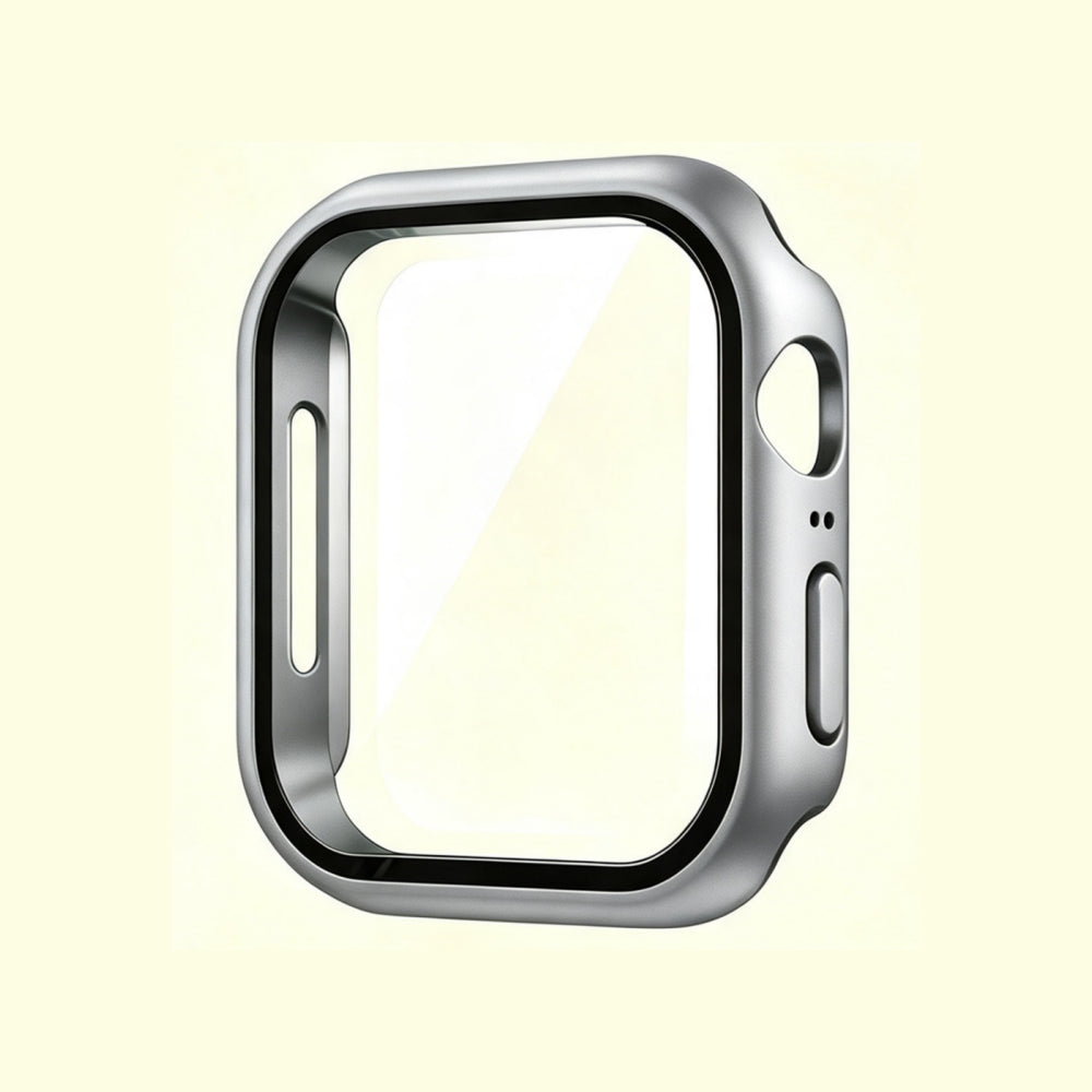 The Velvet Armor Titanium Silver Matte – case frame isolated view
