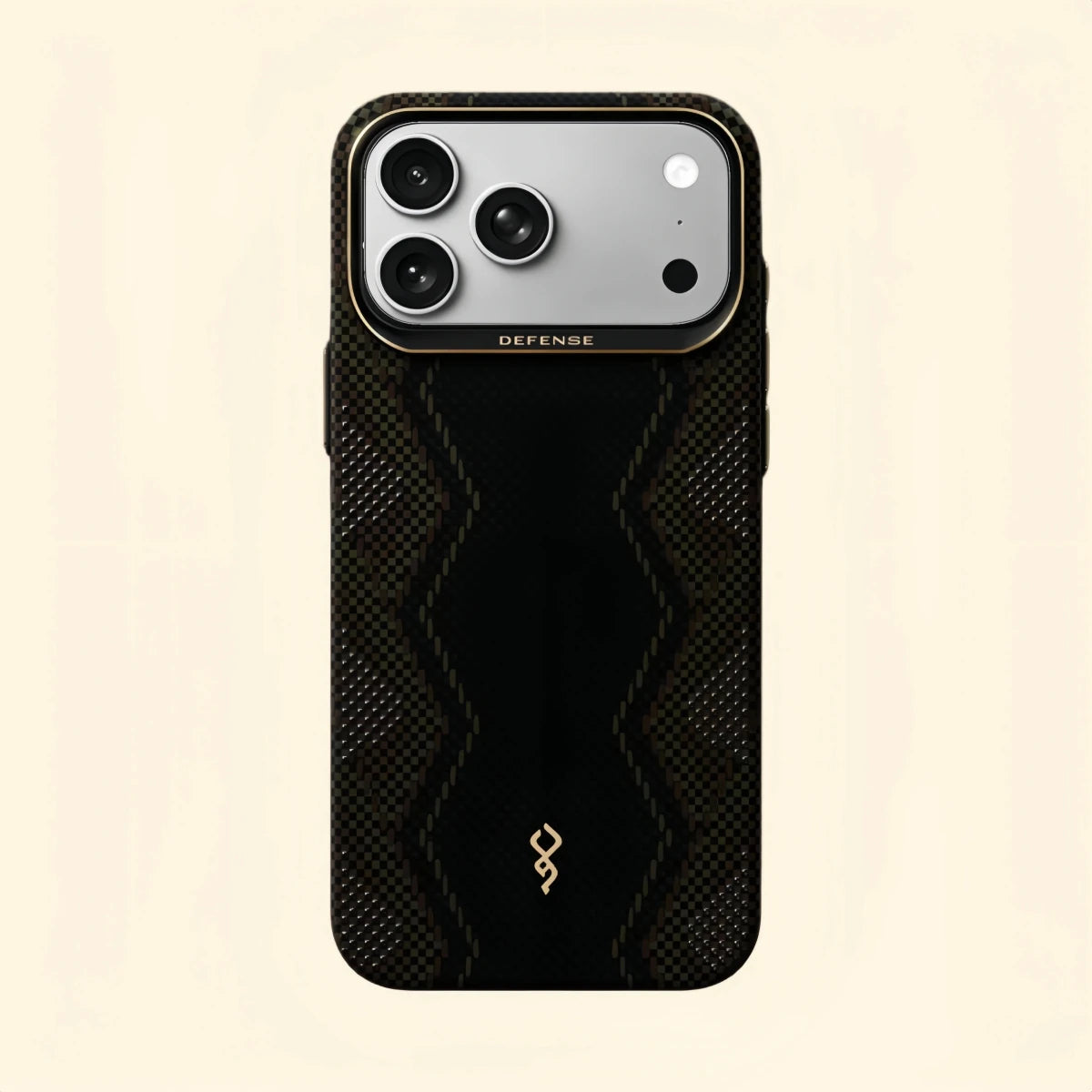 Specimen No. 10546 — Aramid Fiber Micro-Woven Case for iPhone - Carapace StudioiPhone CaseCarapace StudioCarapace StudioCS-10546-ARAMID-1iPhone 17 Pro MaxSpecimen No. 10546 Aramid Fiber iPhone Case — full back view in black