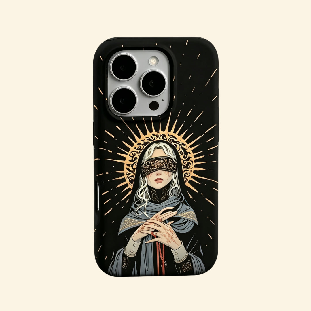 The Veiled Prophet – Veiled Maiden & Golden Halo Fine Art iPhone Case