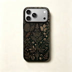 The Herbarium Specimen — Nocturnal Botanical Press Enclosure for iPhone 17 Pro Max