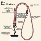 The Core Cord – Archival Utility Rope Lanyard System Terracotta Rust Cross-Weave