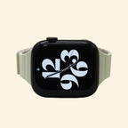 Sage Green Magnetic Silicone Band — standalone loop display showing magnetic clasp