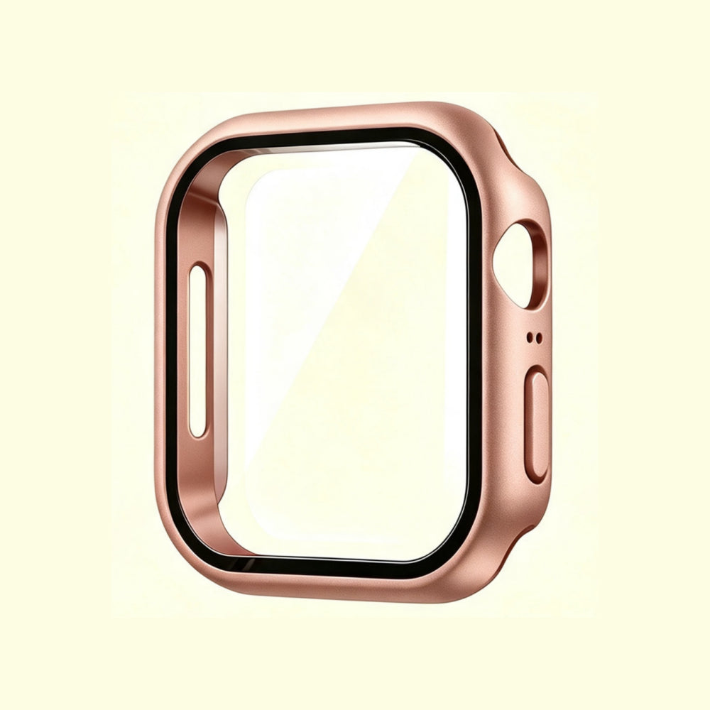 The Velvet Armor Rose Gold Matte – case frame isolated view