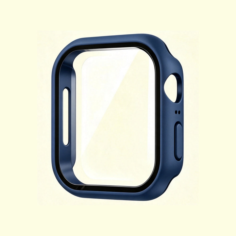 The Velvet Armor Midnight Blue Matte – case frame isolated view