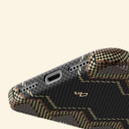 Specimen No. 10546 — Aramid Fiber Micro-Woven Case for iPhone - Carapace StudioiPhone CaseCarapace StudioCarapace StudioCS-10546-ARAMID-1iPhone 17 Pro MaxSpecimen No. 10546 Aramid Fiber iPhone Case — bottom USB-C port detail