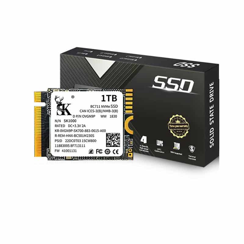 Carapace Capture 2230 NVMe SSD 256GB – PCIe Gen3 x4, Up to 2100MB/s, 3D TLC NAND