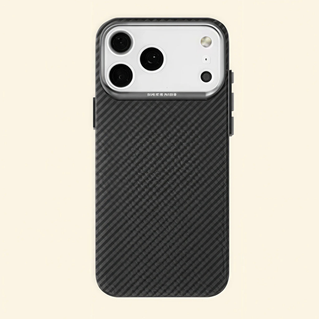 Specimen No. 10549 — Zero-Gravity™ Ultra-Slim Aramid Case for iPhone - Carapace StudioiPhone CaseCarapace StudioCarapace StudioCS-10549-ZG-BLACKiPhone 17 Pro MaxSpecimen No. 10549 Zero-Gravity Aramid iPhone Case — exploded MagSafe ring detail
