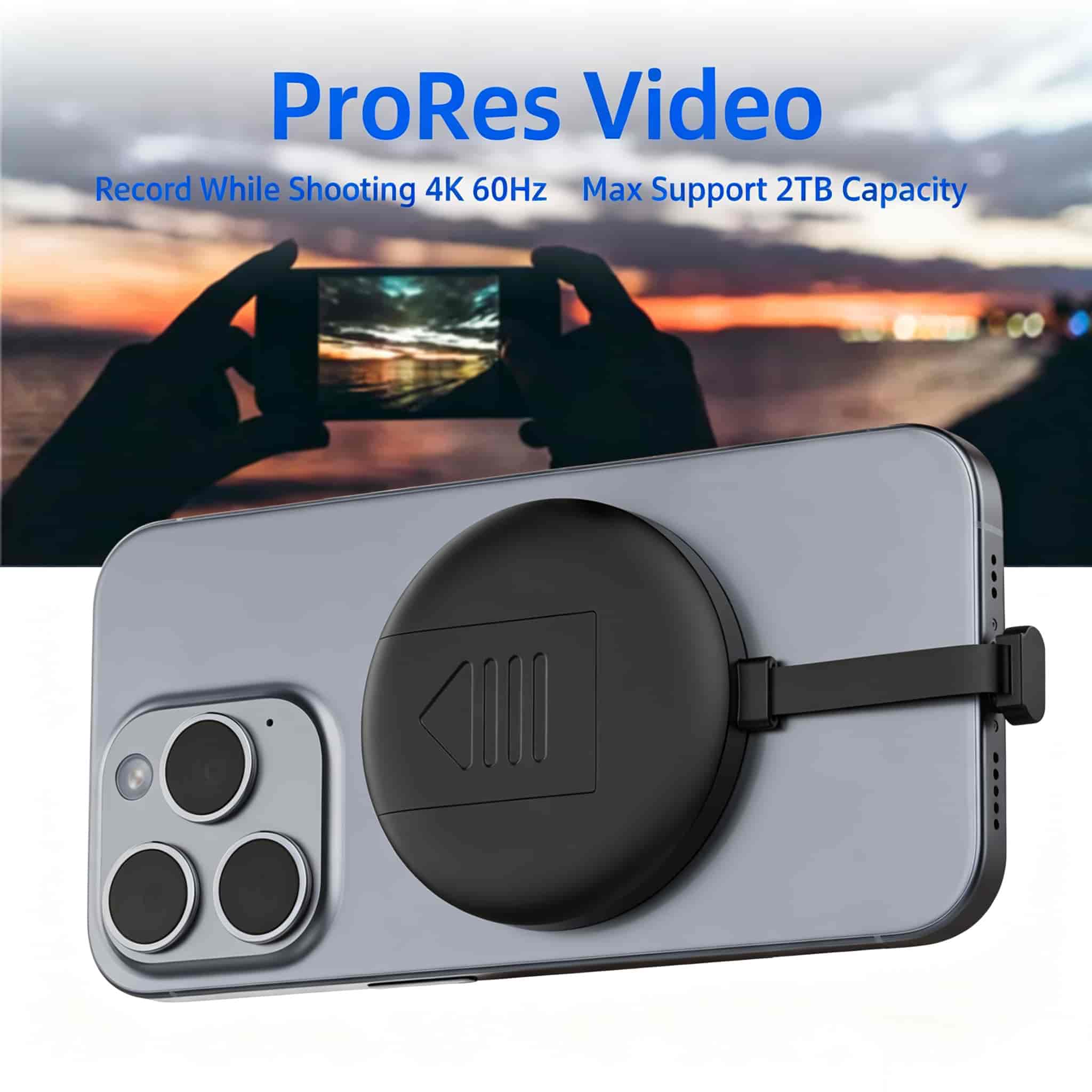 Carapace 10Gbps Mag‑Safe M.2 NVMe SSD Enclosure