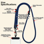 The Core Cord – Archival Utility Rope Lanyard System Onyx Black