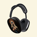 The Sacred Rosary — Blindfolded Madonna Ear Cup Enclosure for AirPods Max (1st & 2nd Gen) - Carapace StudioAirPods Max AccessoriesCarapace StudioCarapace StudioCS-068-ROSARIUM-DEVOTIO-BThe Sacred Rosary AirPods Max ear cup cover - front view with Blindfolded Madonna artwork