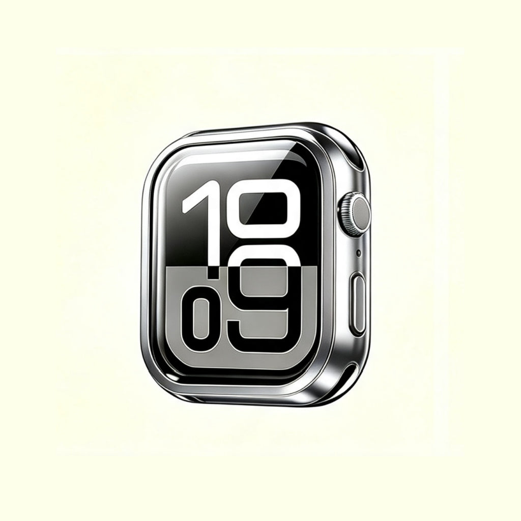 The Mercury Shell – Electroplated Waterproof Glass Case for Apple Watch