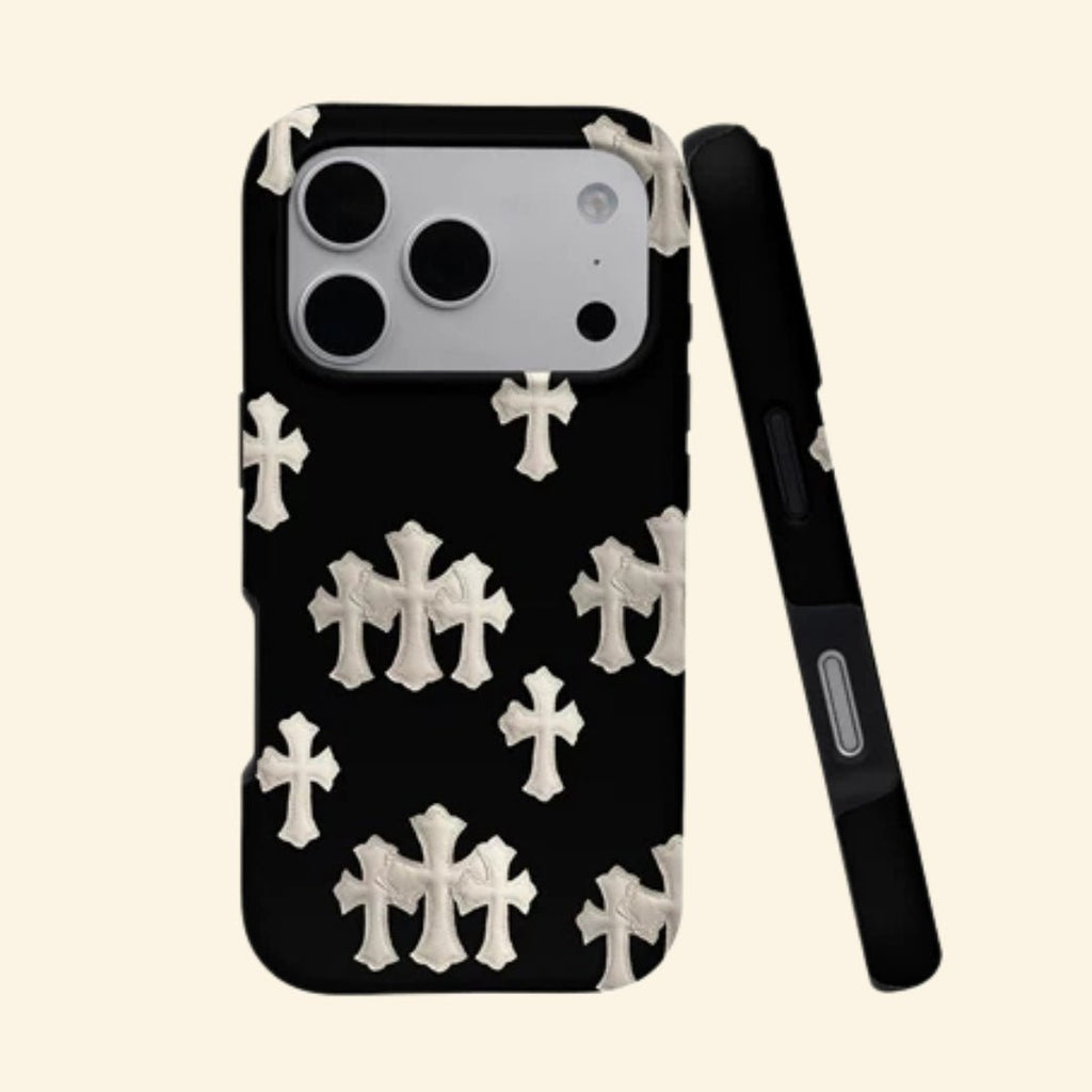 The Core Case – Gothic Cemetery Crosses Magnetic Protective Shell - Carapace StudioPhone CaseCarapace StudioCarapace StudioCS-802-GOTHIC-CROSS-MAG-1iPhone 17 Pro MaxThe Core Case Gothic Cemetery Crosses – hand-held lifestyle shot