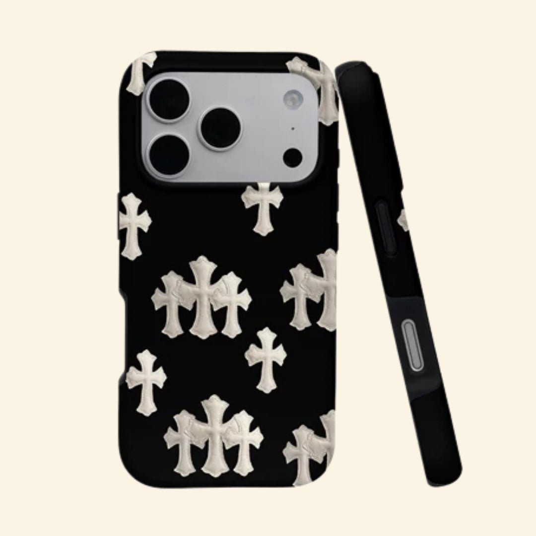 The Core Case – Gothic Cemetery Crosses Magnetic Protective Shell - Carapace StudioPhone CaseCarapace StudioCarapace StudioCS-802-GOTHIC-CROSS-MAG-1iPhone 17 Pro MaxThe Core Case Gothic Cemetery Crosses – hand-held lifestyle shot