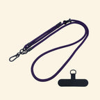The Core Cord Deep Amethyst – lanyard with tether pad accessory flat lay