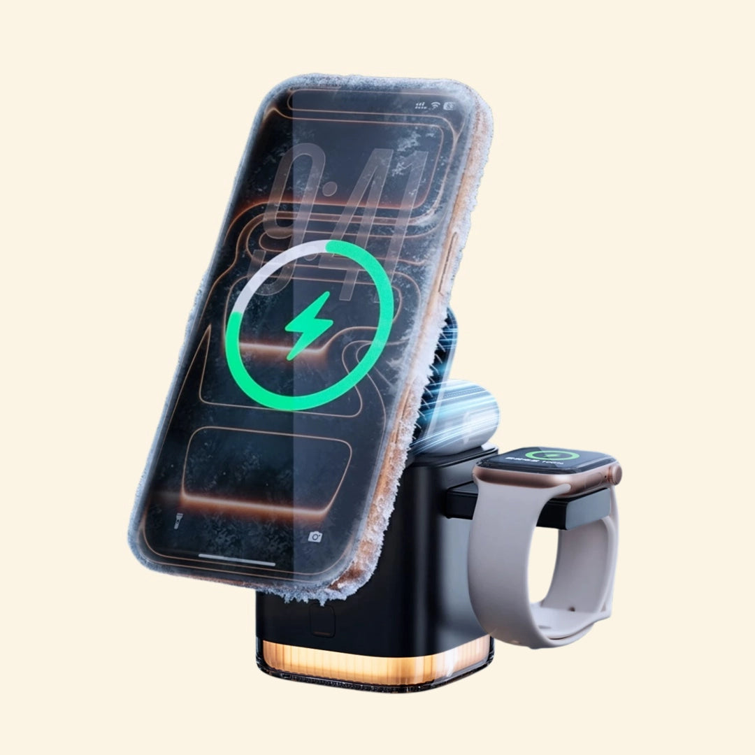 Pop-Up 3-in-1 Qi2 Magnetic Wireless Charging Stand