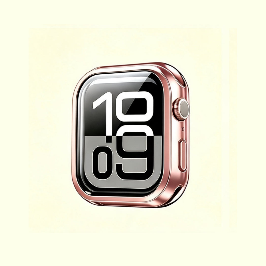 The Copper Archive Rose Gold – front view with watch face display