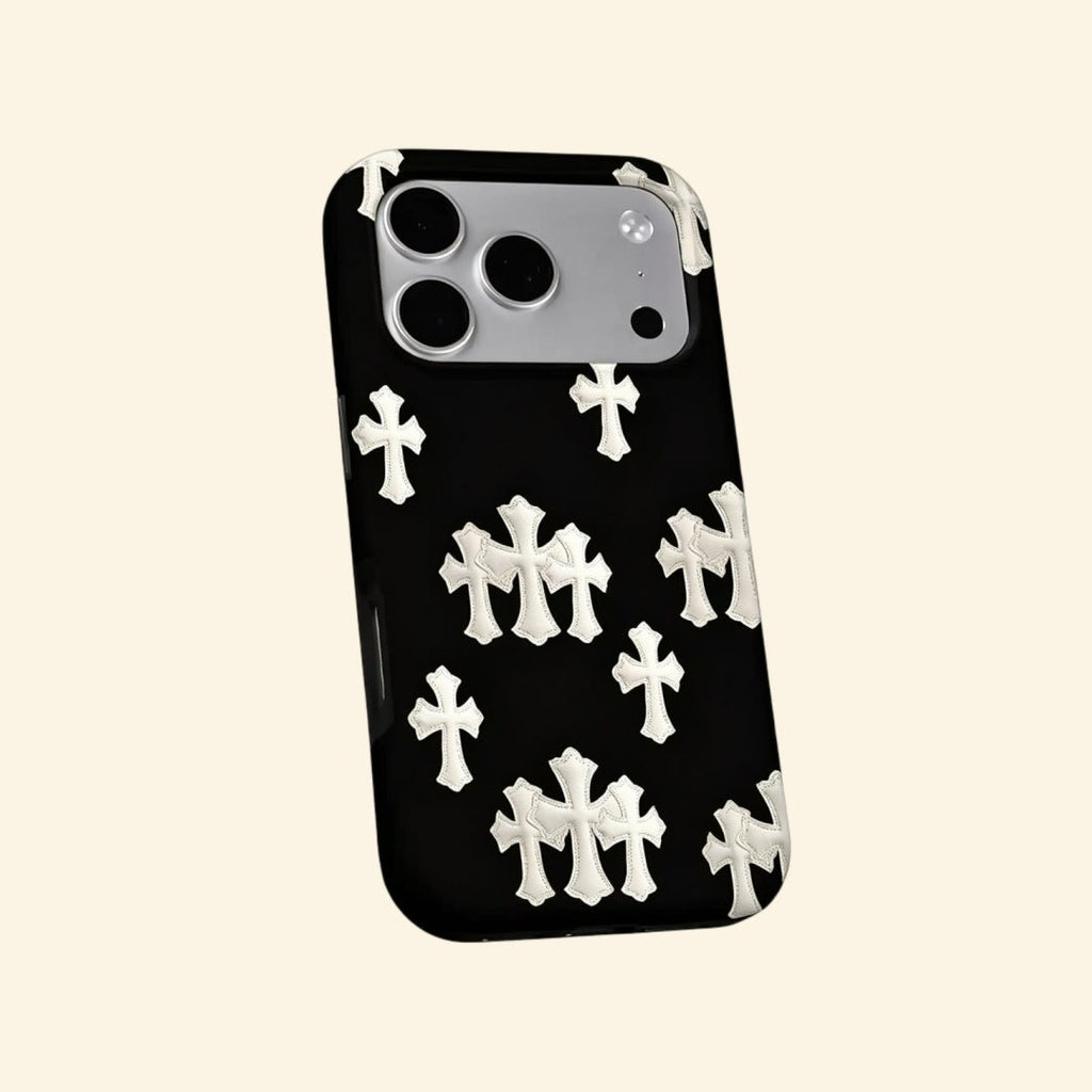 The Core Case – Gothic Cemetery Crosses Magnetic Protective Shell - Carapace StudioPhone CaseCarapace StudioCarapace StudioCS-802-GOTHIC-CROSS-MAG-5iPhone 16 Pro MaxThe Core Case Gothic Cemetery Crosses – floating angled back view