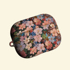 The Antique Orchard — Vintage Blossom Tapestry Hard Case for AirPods Pro 3 & AirPods 4 - Carapace StudioAirPods CaseCarapace StudioCarapace StudioAirPods Pro 3Antique Orchard AirPods case open with earbuds