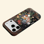 The Artist’s Vase – Impressionist Floral Bouquet Fine Art iPhone Case - Carapace StudioPhone CaseCarapace StudioCarapace StudioCS-3929-ARTISTS-VASE-5iPhone 16 Pro MaxThe Artist's Vase case – second angled floating view showing rich impasto brushstroke texture and ochre-cream color depth