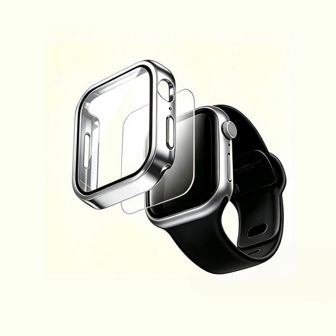 The Mercury Shell – Electroplated Waterproof Glass Case for Apple Watch