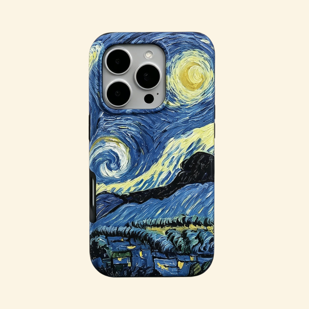 The Celestial Swirl – Van Gogh Starry Night Fine Art iPhone Case