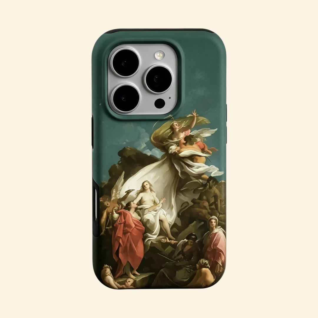 The Divine Allegory – Classical Mythology Baroque Fresco Fine Art iPhone Case
