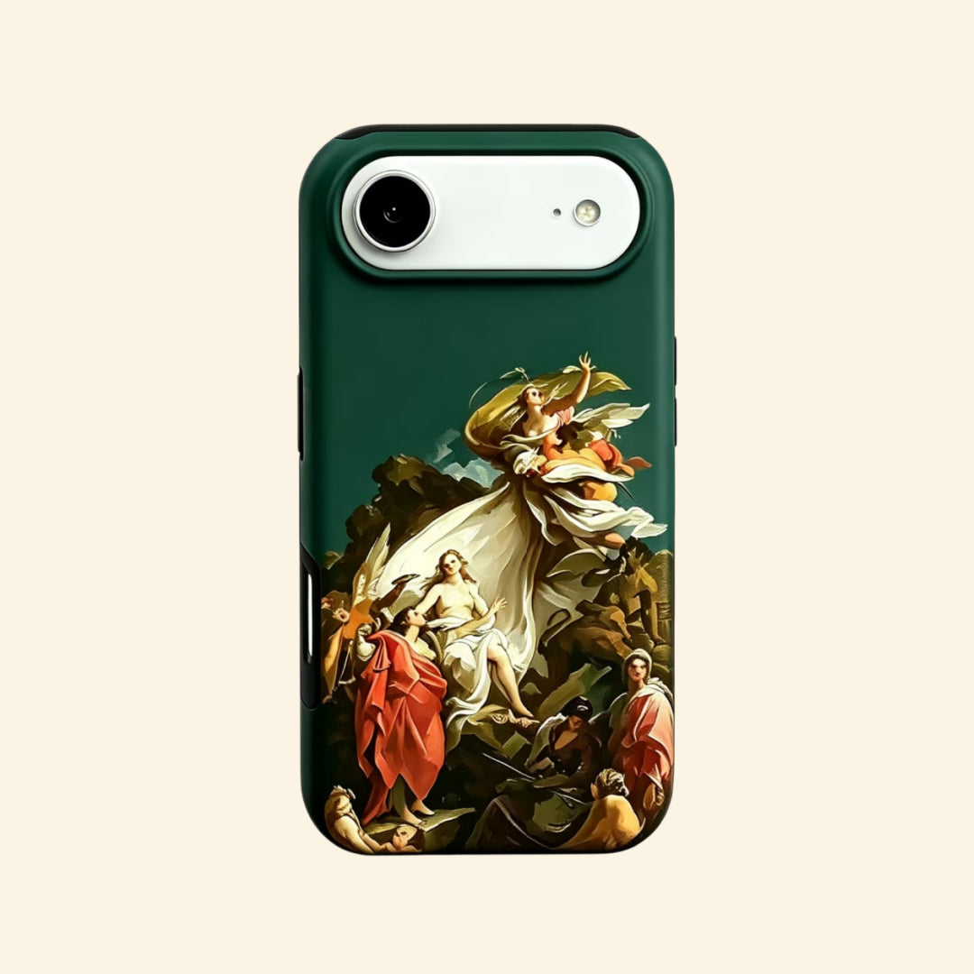 The Divine Allegory – Classical Mythology Baroque Fresco Fine Art iPhone Case