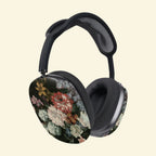 The Baroque Bouquet — Dutch Still Life Floral Ear Cup Enclosure for AirPods Max (1st & 2nd Gen) - Carapace StudioAirPods Max AccessoriesCarapace StudioCarapace StudioCS-118-FLORA-TENEBRISThe Baroque Bouquet AirPods Max ear cup cover - close-up side view of baroque floral artwork