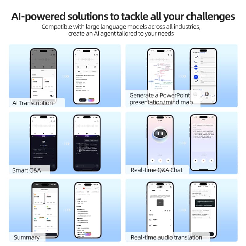 Magnetic AI Voice Recorder | Real-Time Speech-to-Text & Meeting Transcription Device