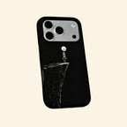 The Edge of Solitude – Whimsical Skeleton on Cliff Fine Art iPhone Case - Carapace StudioPhone CaseCarapace StudioCarapace StudioCS-5040-EDGE-SOLITUDE-5iPhone 16 Pro MaxThe Edge of Solitude case – flat lay back and side profile showing full whimsical skeleton cliff artwork and dual-layer matte black shell