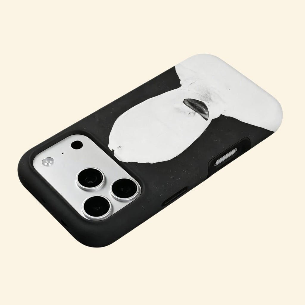 The Anonymous Form – Avant-Garde Balaclava Mask Fine Art iPhone Case - Carapace StudioPhone CaseCarapace StudioCarapace StudioCS-5141-ANONYMOUS-FORM-5iPhone 16 Pro MaxThe Anonymous Form case – second angled floating view showing subtle cloth texture and dark lip detail of balaclava portrait