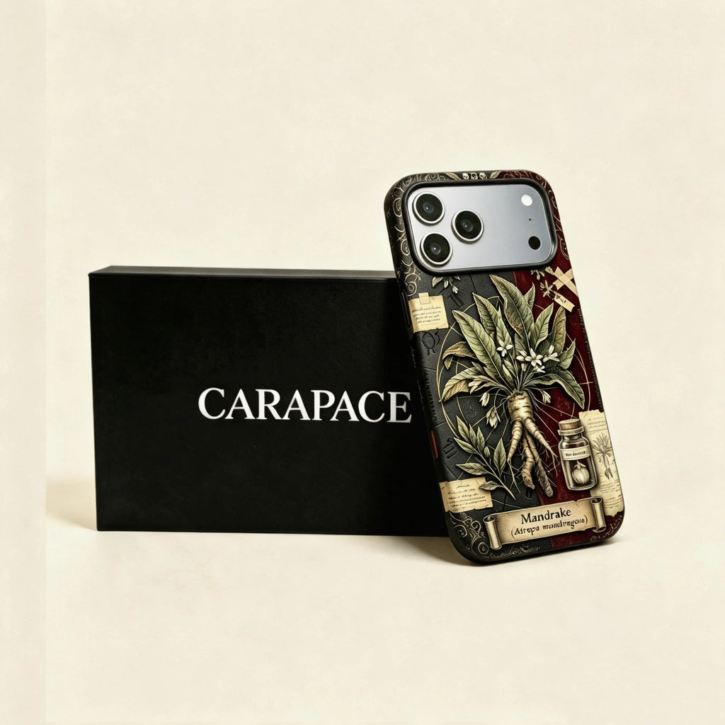 The Mandragora Specimen — Mythical Root Enclosure for iPhone 17 Pro Max