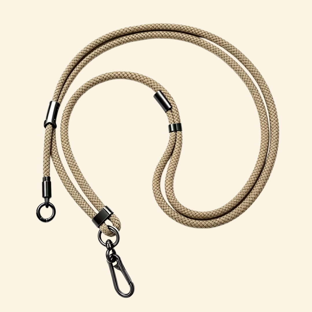 The Core Cord – Archival Utility Rope Lanyard System Desert Tan