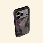 The Artistry Case – Abstract Purple Figure Magnetic Protective Shell