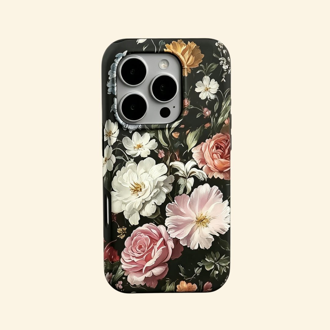Vintage Dark Floral Oil Painting Fine Art Case for iPhone - Carapace StudioPhone CaseCarapace StudioCarapace StudioSPEC-5343-NOCTURNAL-BLOOM-5iPhone 16 Pro MaxVintage Dark Floral Oil Painting Fine Art Case for iPhone