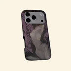 The Artistry Case – Abstract Purple Figure Magnetic Protective Shell