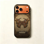 The Atlas Specimen — Royal Titan Moth Enclosure for iPhone 17 Pro Max