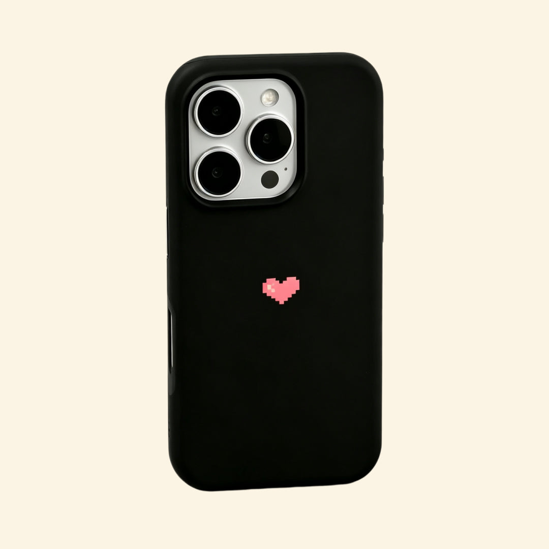 The Pixel Case – Retro Pixel Heart Magnetic Protective Shell