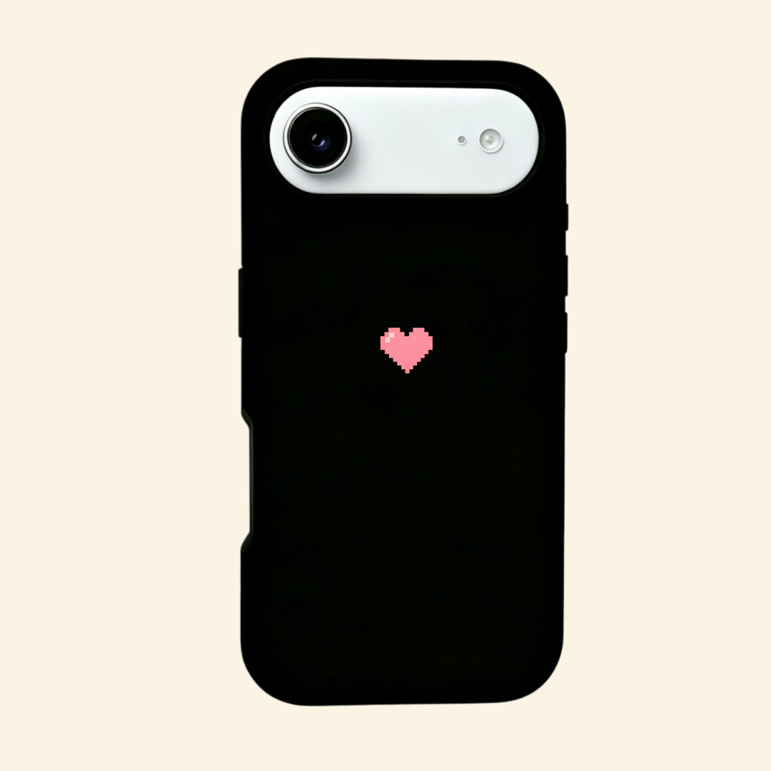 The Pixel Case – Retro Pixel Heart Magnetic Protective Shell