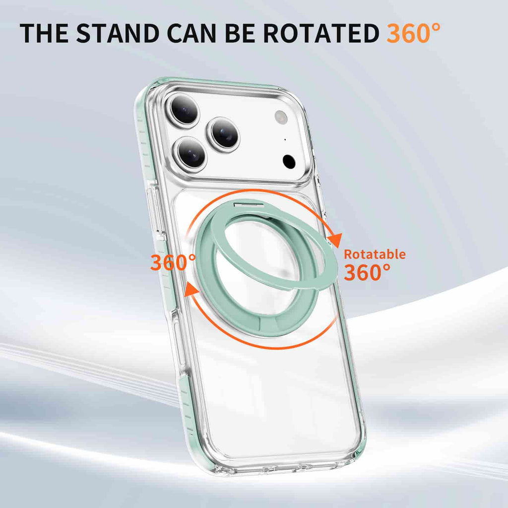 Carapace™ 360° Magnetic Invisible Stand Protective Case for iPhone