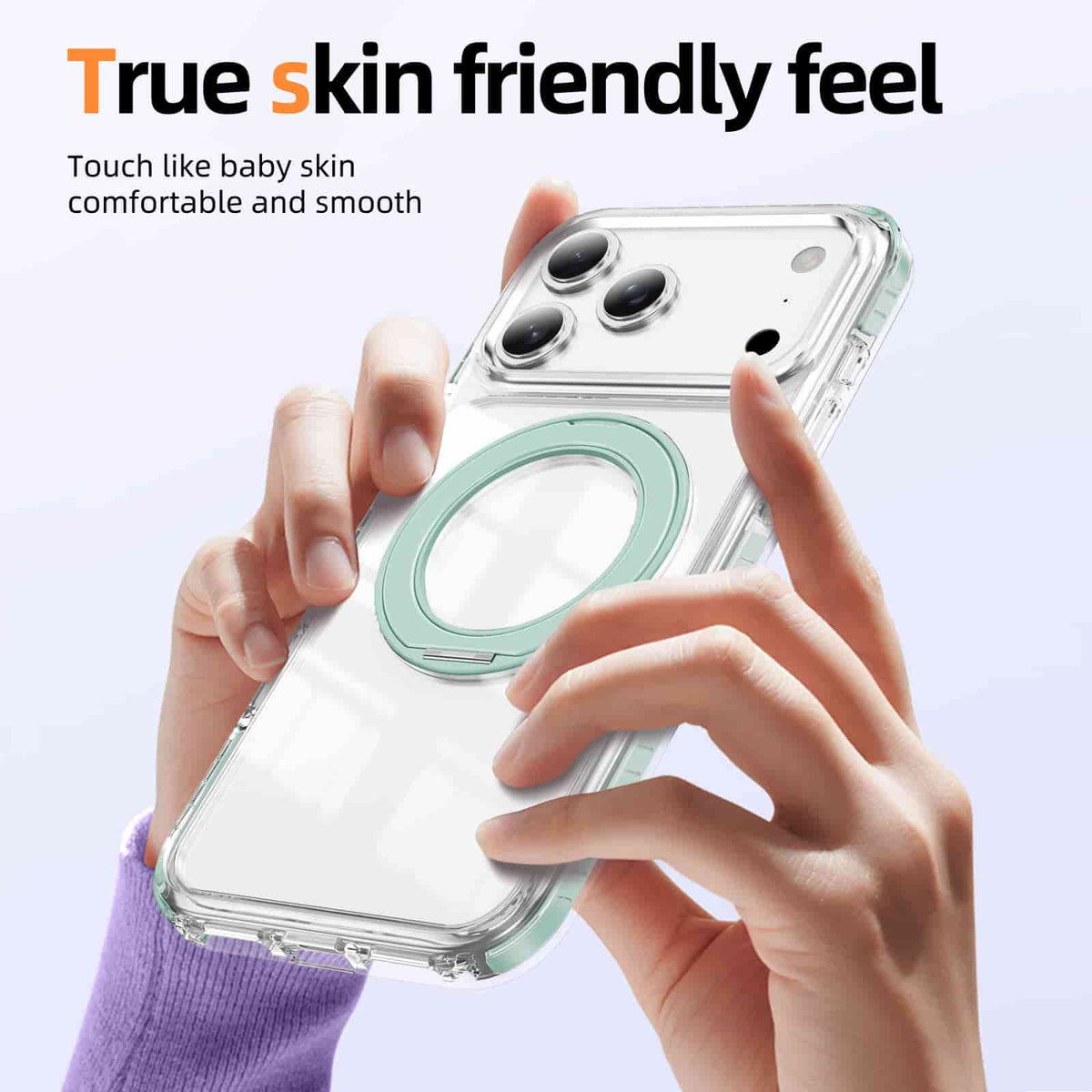 Carapace™ 360° Magnetic Invisible Stand Protective Case for iPhone