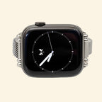 Silver Milanese Band — standalone loop display with vintage lug detail