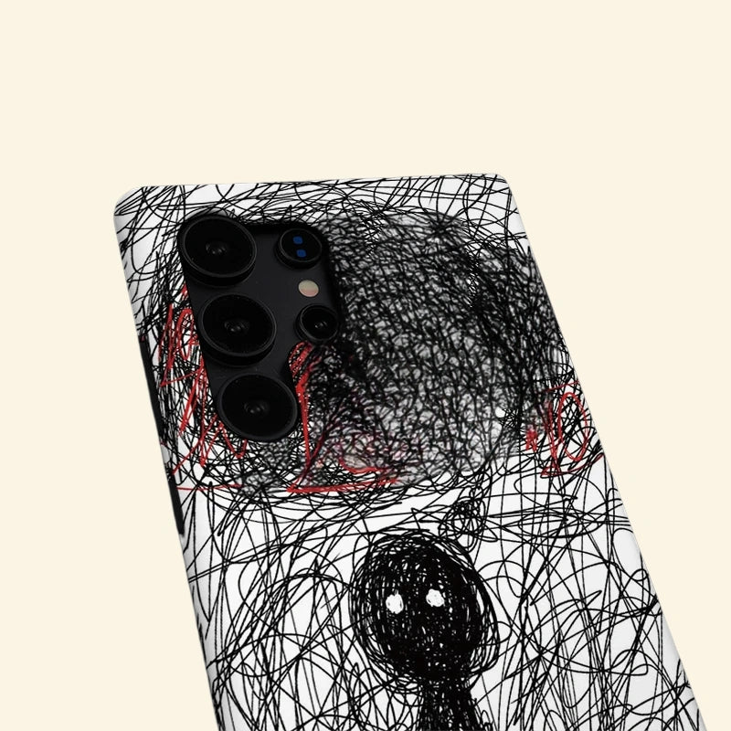 Chaotic Mind Doodle Case for Samsung Galaxy S Series — in-hand lifestyle shot